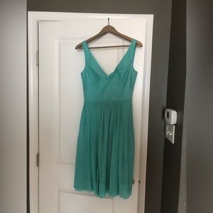 J crew formal dress aqua size 4